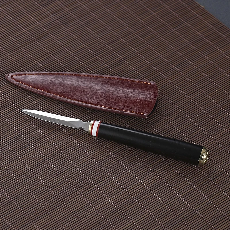Creative Pure Stainless Steel Tea Knife Office Tea Ceremony Accessories Pattern Vintage Big Needles Cutter Puer Pry Tools
