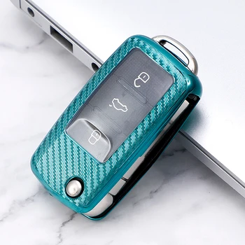 

Soft TPU Key cover Case For Car For VW Golf Bora Jetta POLO GOLF Passat Skoda Octavia A5 Fabia SEAT Ibiza Leon Key Holder