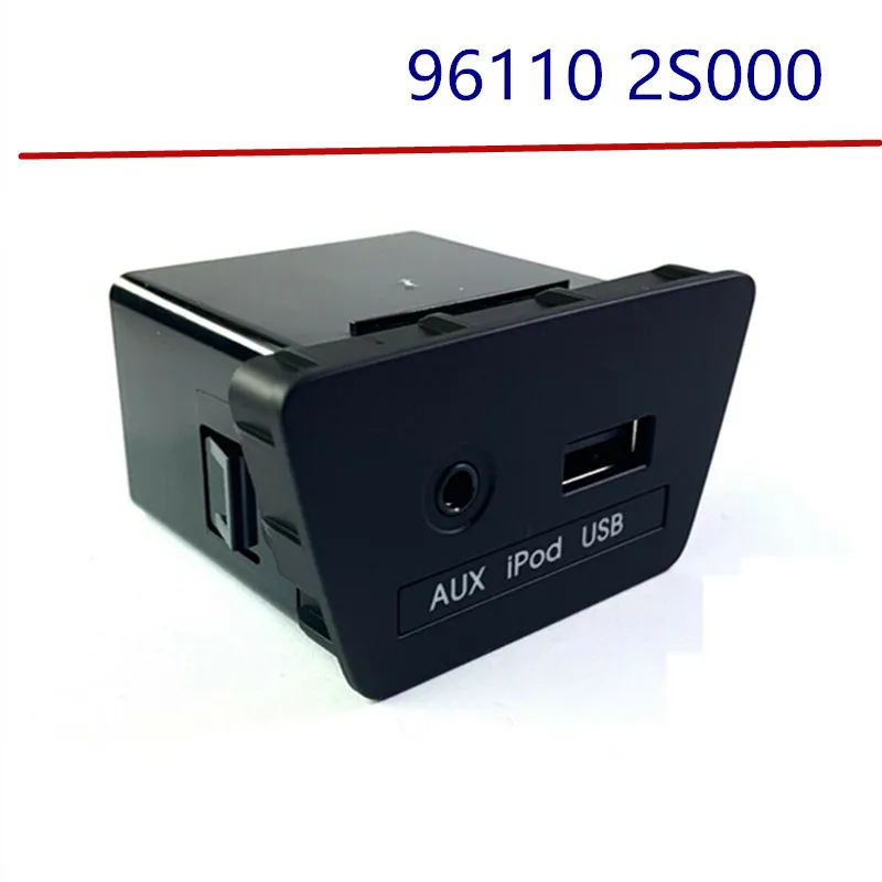 Подлинный разъем AUX USB Assy для Hyundai Tucson ix35 2011 2016 961102S000 96110 2S000|Панели| |
