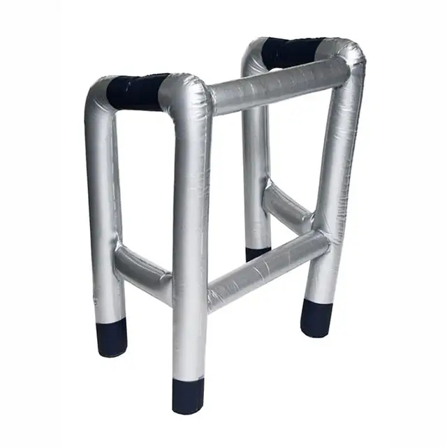 Inflatable Zimmer Frame Walking Stick Dress Up Funny Novelty Blow Up Prop Toy Accessory Inflatable Toys 3