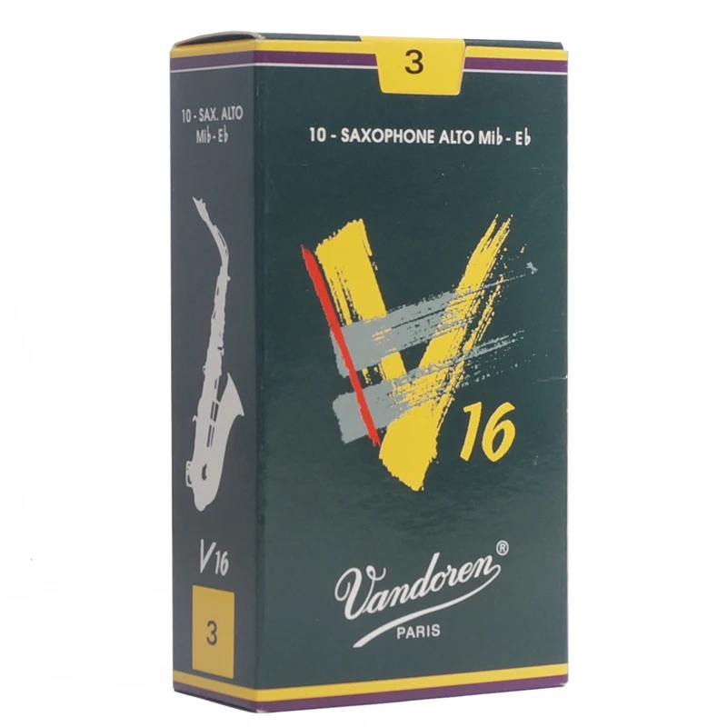 Франция Vandoren V16 трости для альт-саксофона коробка из 10 шт./Саксофон альт EB тростники 2,5#, 3