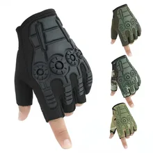 

Tactical Fingerless Gloves Men'S Gloves Outdoor Sports Cycling Gloves Hand Back Protection Non-Slip Motorcycle Gloves