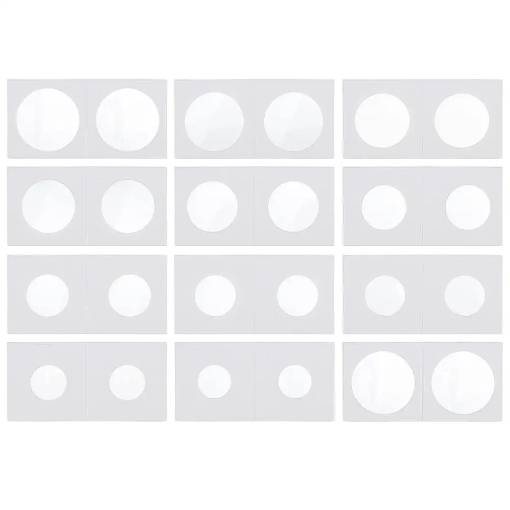 Coin Collection Album 50PCS Square Cardboard Coin Holders Supplies Lighthouse Stamp Holders Cover Case Storage coins collection album coin collection album coin stamp holders