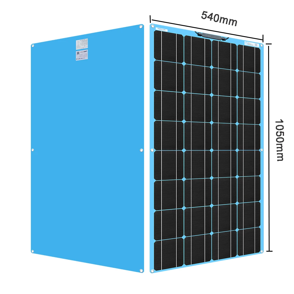 150 Вт 300 Вт Гибкая солнечная панель батарея 12 В 18 в моно солнечная батарея зарядное устройство для 1000 Вт домашняя система комплект автомобиля Лодка путешествия RV