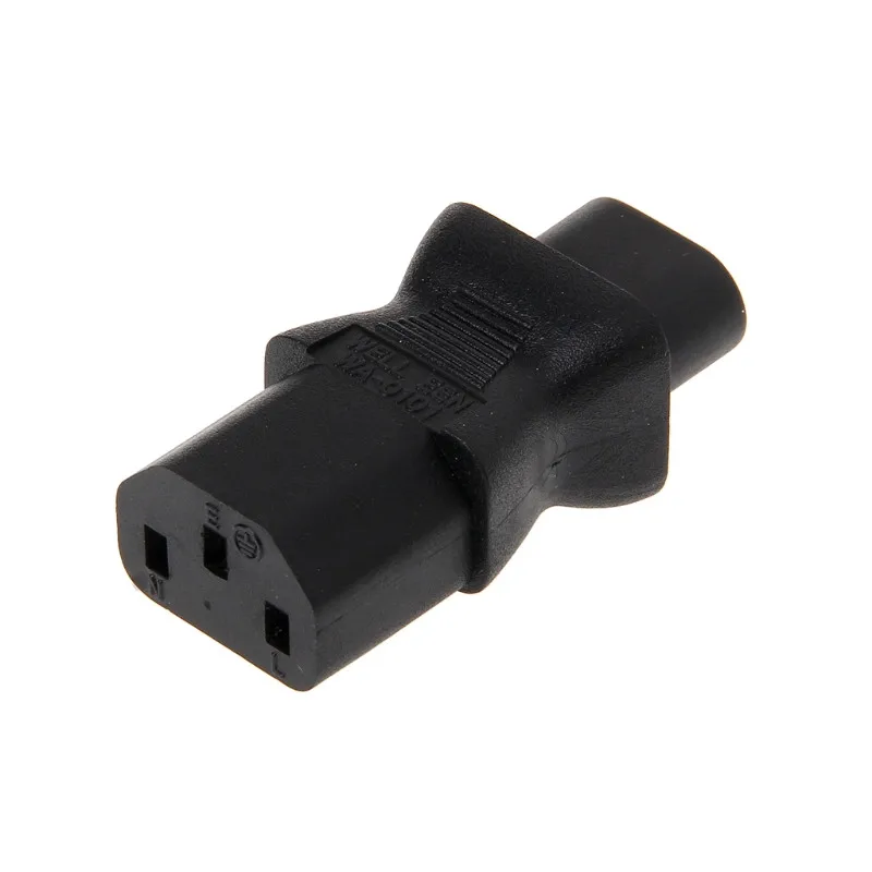 IEC 320 C8 male to C13 3Pin female адаптер питания c8 Female 2Pin Male|adapter power|adapter |