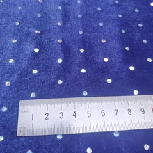 95% P 5% SP фольга горошек бархат эластичный ks Корея бархат ткань для платьев, брюк