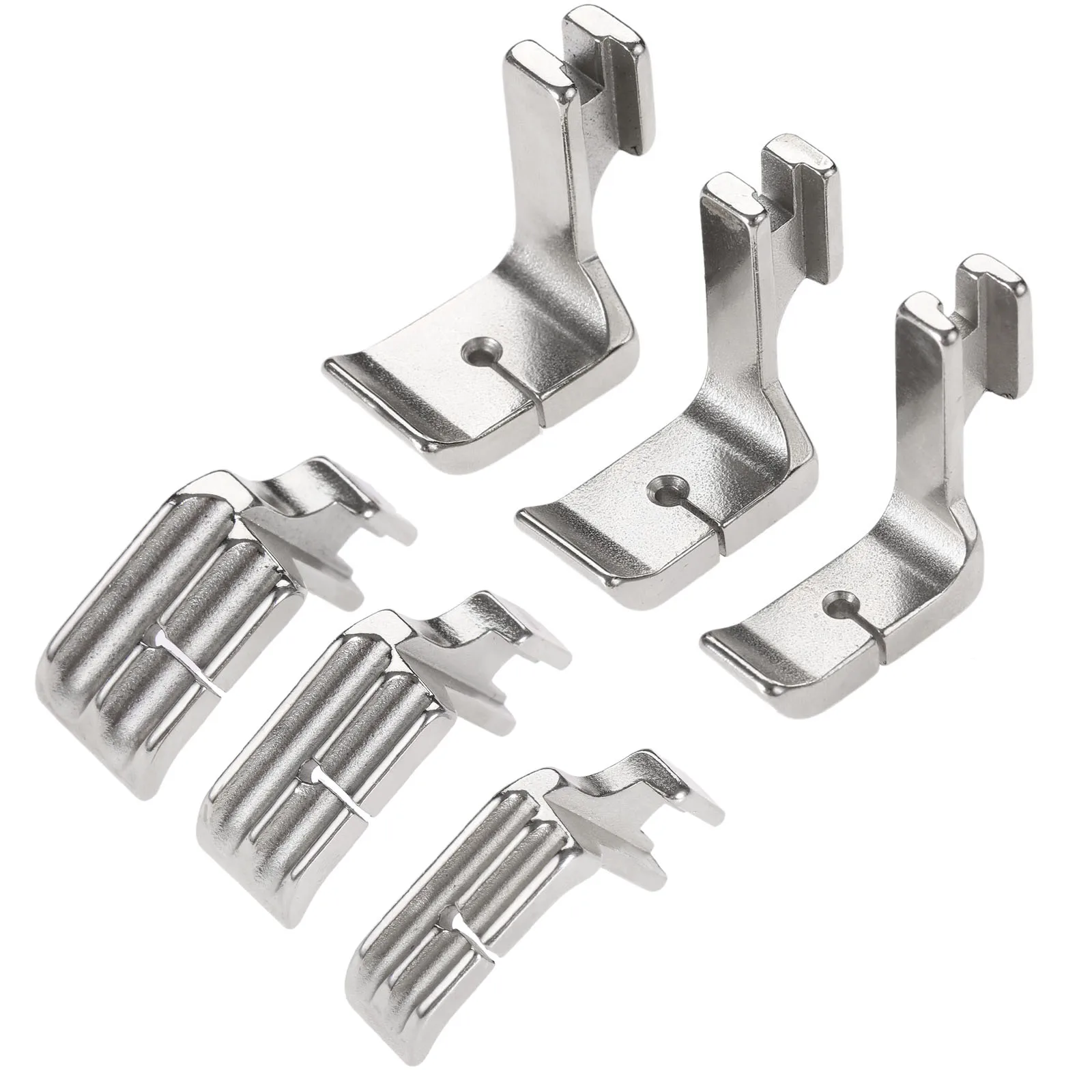 

Double Piping Foot Steel Industrial Single Needle Sewing Machine double welt cord presser 1/8" 3/16" 1/4" P69DG 3 sizes Hicello