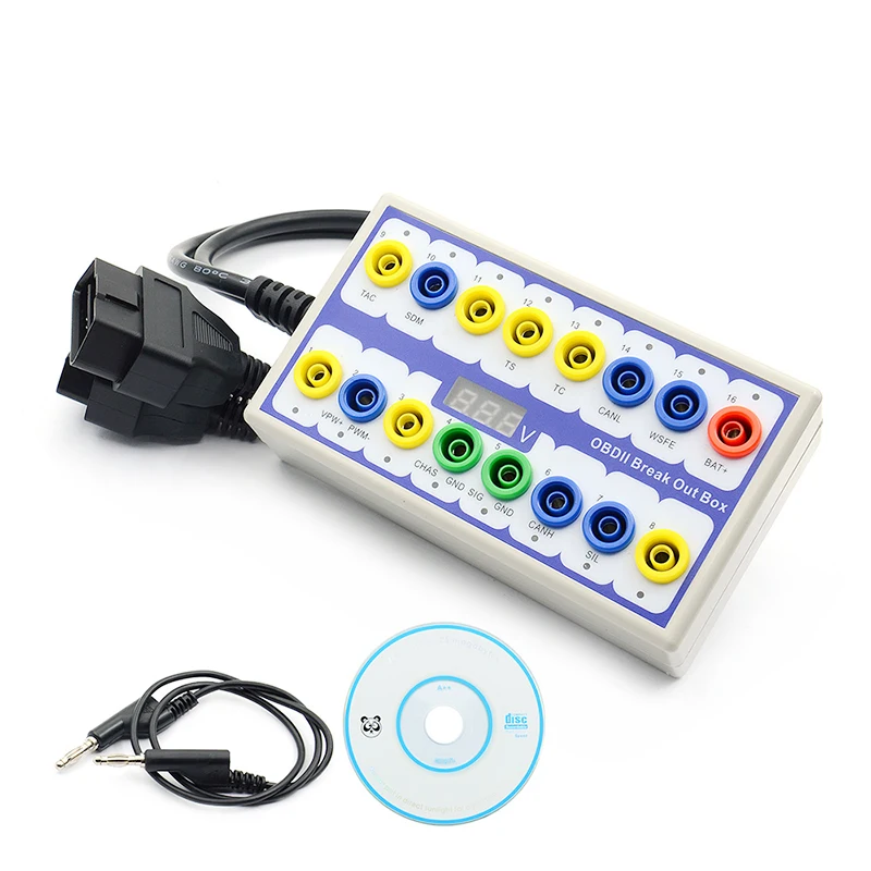 OBDII 브레이크 아웃 박스, 자동차 OBD2 브레이크 아웃 박스, 자동차 프로토콜 감지기, 자동 테스트 박스, 자동차 커넥터, 자동차 감지기