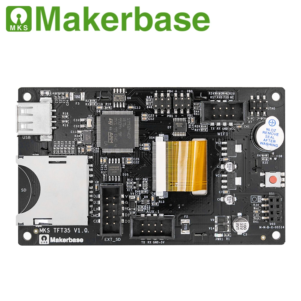 Makerbase-mks Tft35 V1.0 Touch Screen Peças da Impressora 3d Inserir o Cartão sd Disco Usb Controle Wifi Lateral Visualização Gcode 3.5 - Imagem 4