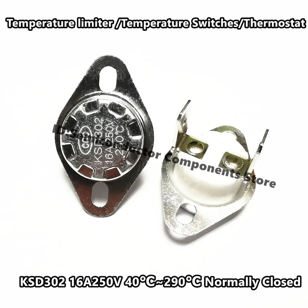 KSD302 16A250V 160C 170 180 190 200 градусов перегрева выключения NC датчик температуры