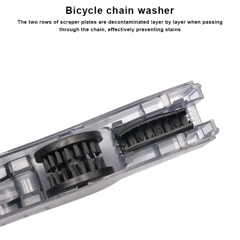 Bicycle Chain Cleaner Bicycle Chain Cleaning Brush Bicycle Cleaning Kit Bicycle Chain Tool Bicycle Chain Cleaner Portable Mountain Road Bike Chain Scrubber Wash Tool