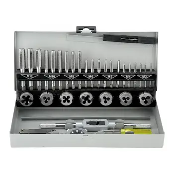 

32Pcs Thread Repair Tool Tap Die Kit Combination Remove Broken Screws Bolts