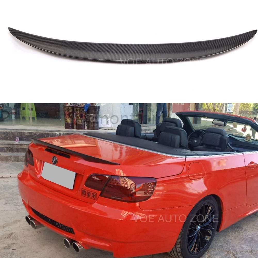 P Стиль углеродного волокна задний спойлер багажник губы крыло для BMW 3 серии E93 325i