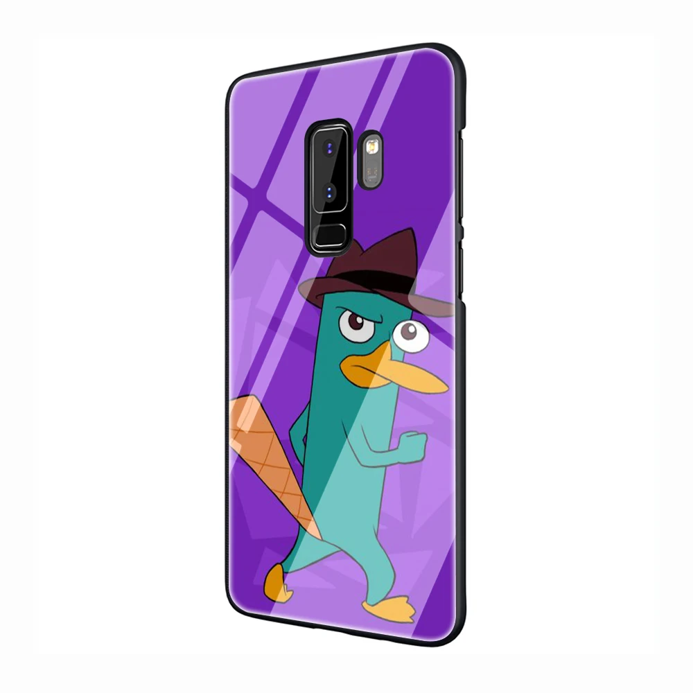 EWAU Phineas and Ferb/Стекло чехол для телефона для samsung Galaxy S7 8 9 10Plus Note8 9 A10 20 30 40 50 60 70