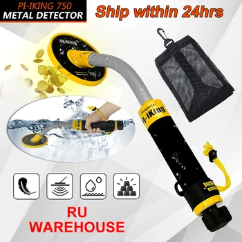 

100Feet Underwater Fully Waterproof Metal Detector Pinpointer Handheld Pulse Induction Targeting with Vibration LED