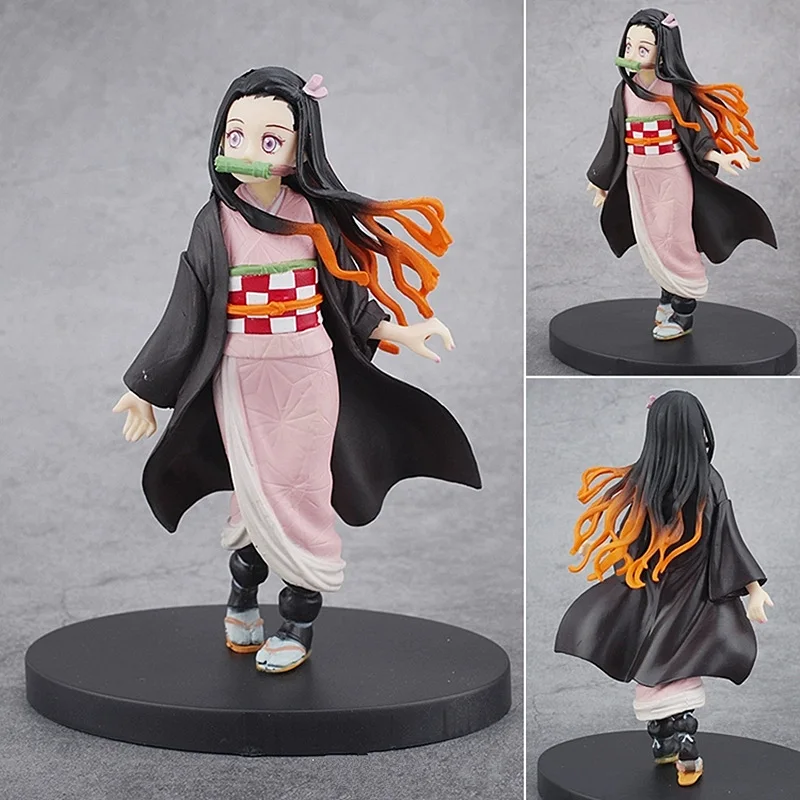 16 см демон Убийца Рисунок Tanjirou Nezuko Inosuke фигурка аниме Kimetsu без Yaiba фигурку клинок