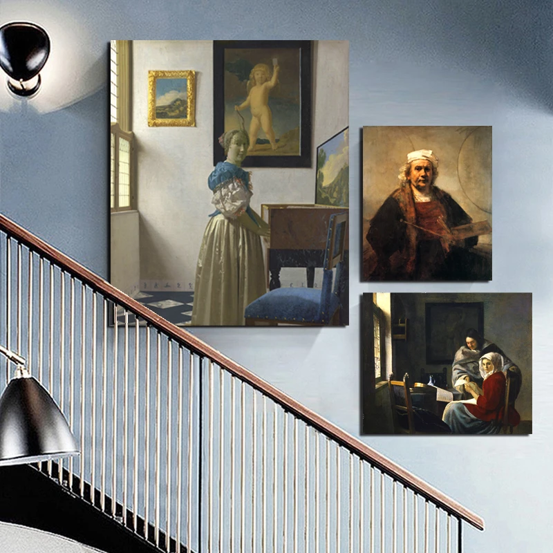 

Netherlands Artist Janes Vermeers Canvas Prints Picture Modular Paintings For Living Room Poster On The Wall Home Decoration