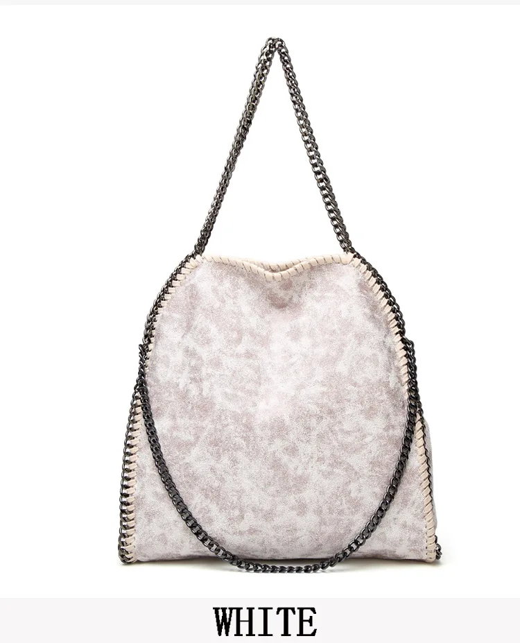 2021 FIRMRANCH New Frosted Material Handbag Chain Woven Foldable Fashion Shoulder Women Multi-Funcation Bag Steady Quality Big