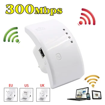 

Wifi Booster Repeater Extender Range 300Mbps Wireless AP Router 802.11n EU Plug