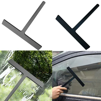 

Durable Silicone Wiper Shower Squeegee Streak-free Car Window Squeegee Bathroom Mirror Tiles Home Glass Cleaner Accessories
