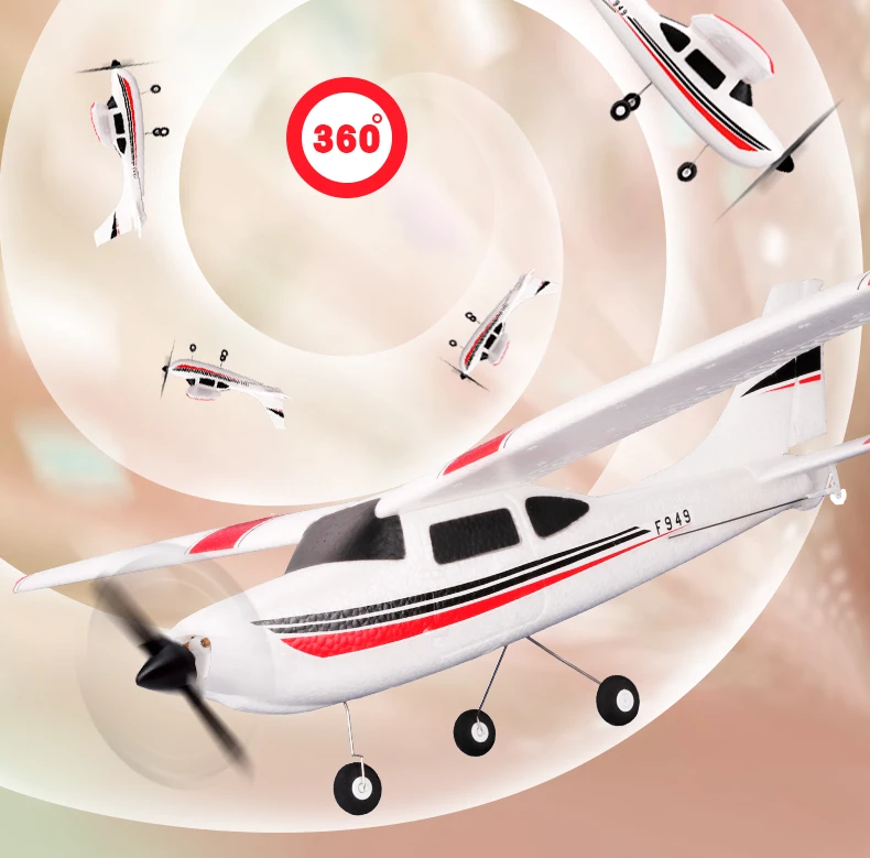 WLtoys F949 2,4G 3Ch RC самолет с фиксированным крылом самолет наружные игрушки Дрон RTF обновленная версия цифровой сервопривод пропеллер, сильная посылка