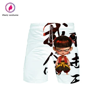 

China Ne Zha 2019 Shorts 2019 Summer Men Fashion Leisure Polyester Shorts 2019 Kpop Popular Harajuku Beach Shorts