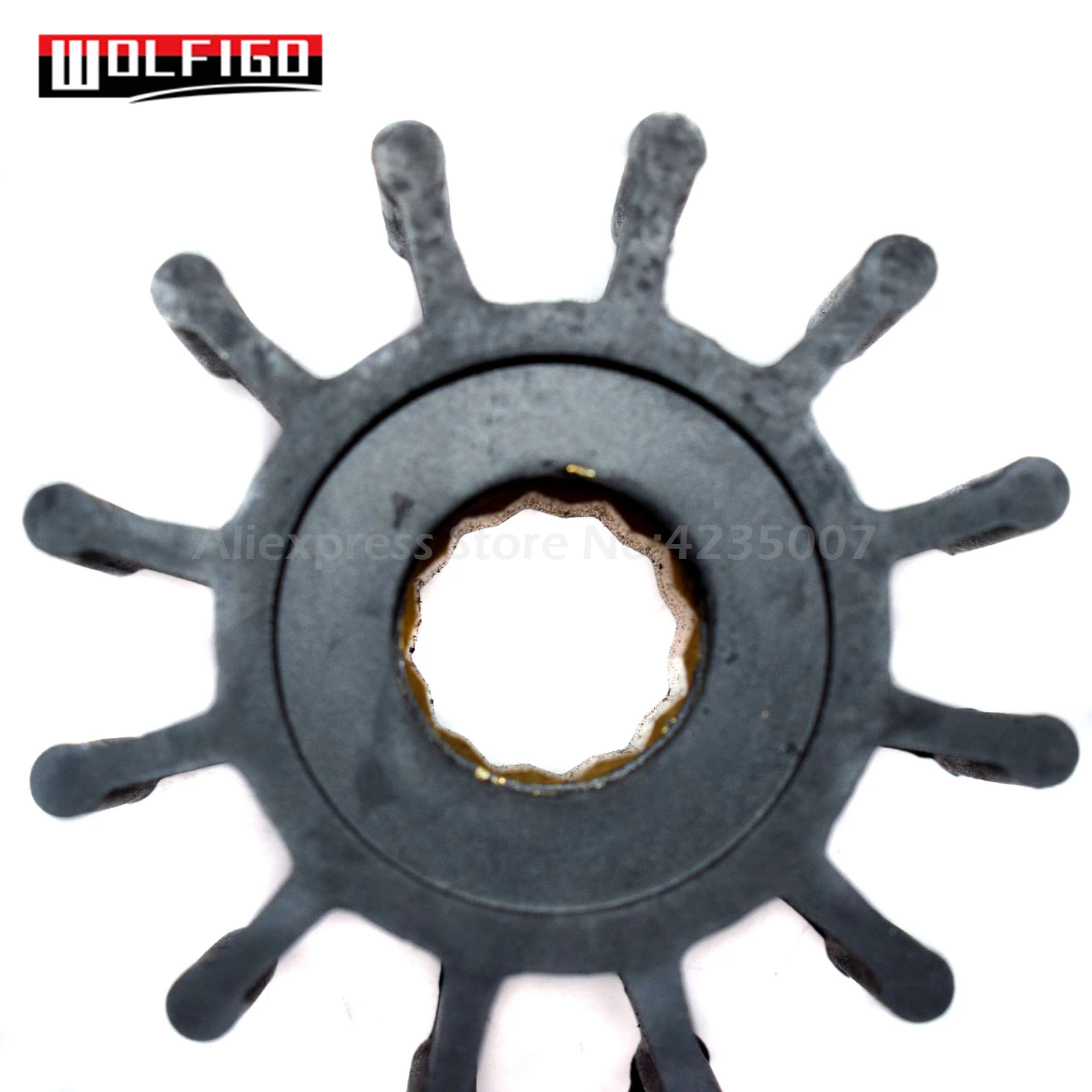 Лопастное колесо водяного насоса WOLFIGO для двигателя Volvo Penta 825940 860203 3855546 3858256 3862281