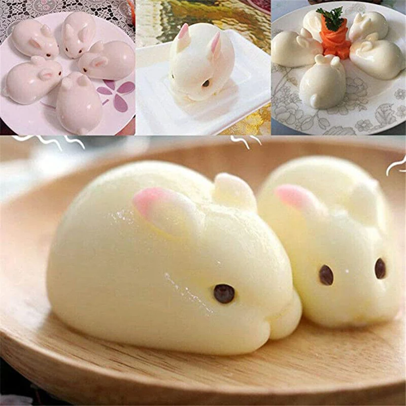 3Pcs Large Bunny Mold Easter Egg Mold, 3D Rabbit Bunny Easter Egg Shap —  CHIMIYA
