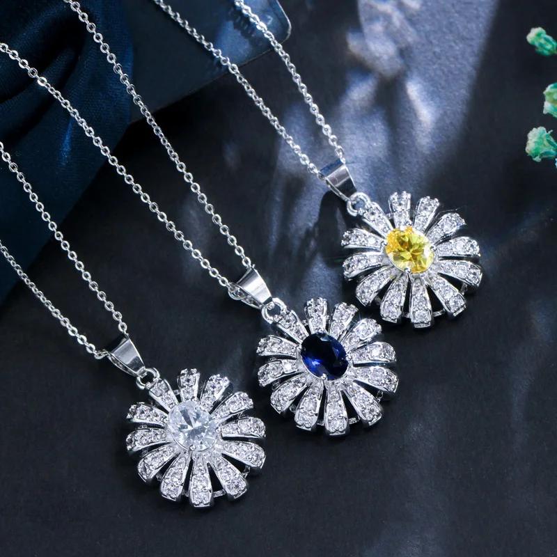 ThreeGraces Green Emerald Cubic Zirconia Stone Flower Necklace Earring and Ring Set 925 Sterling Silver Jewelry for Women JS500 ThreeGraces Green Emerald Cubic Zirconia Stone Flower Necklace Earring and Ring Set 925 Sterling Silver Jewelry for Women JS500