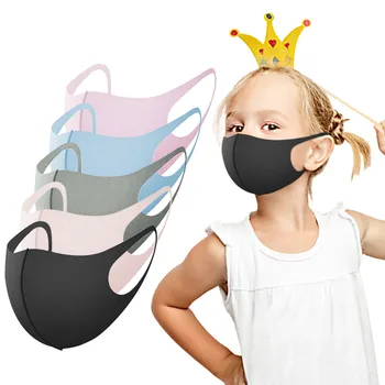 

Solid color reusable Child Face Mask anti-fog and breathable outdoor school protective equipment mascara facial protectora 2020