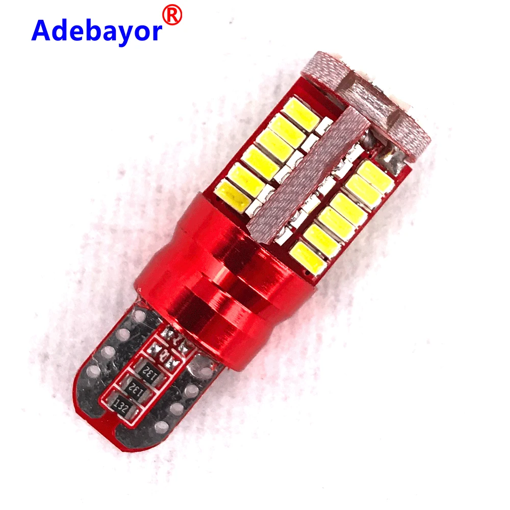 100 шт T10 LED 168 192 W5W 57 SMD 3014 габаритный автомобильный фонарь парковочная лампа 57smd