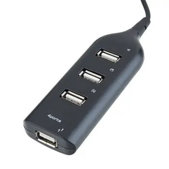 

Mini USB 2.0 4 Port USB Hub Splitter Hab For PC Computer For Convenience Hard Drives 2.0 USB HUB Plug And Play HUB High Speeder