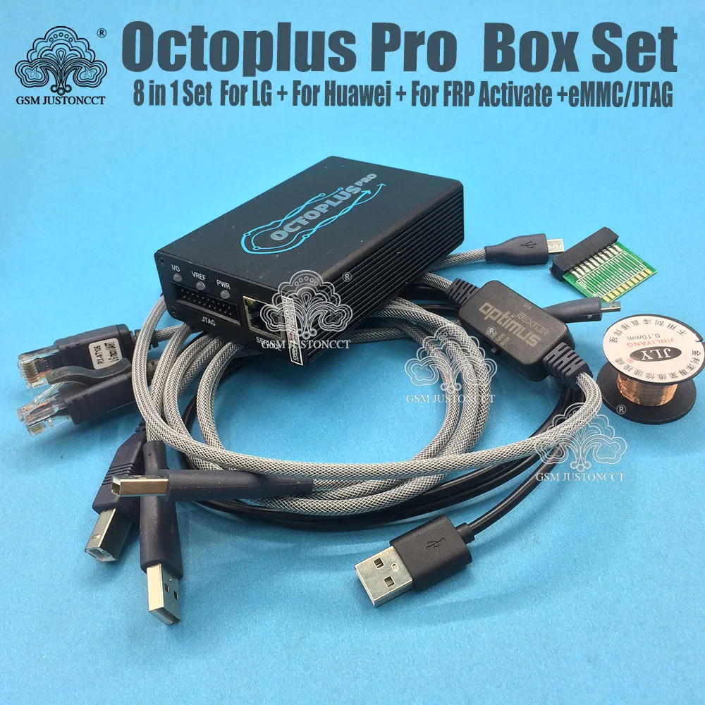 2022 Original New Octoplus Pro Box With 5 Cable +Adapter ( Activated For LG + Huawei Frp eMMC/JTAG ) | Мобильные телефоны и