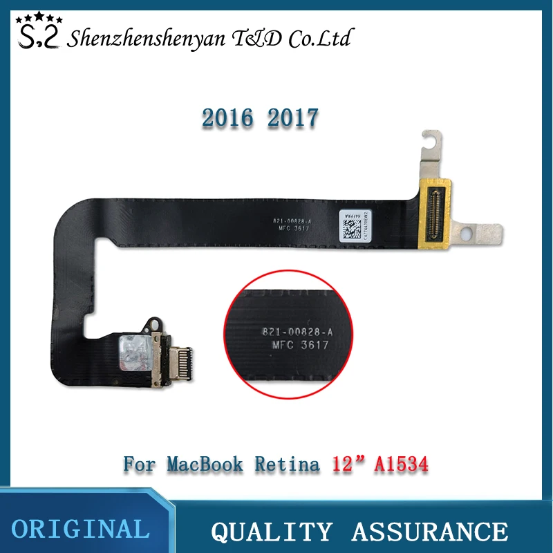 Computador Portátil A1534 Dc-in i o Usb c Carregamento de Energia dc Jack Board 82100828-a Conector com Cabo para Macbook Retina 12 2023 2023