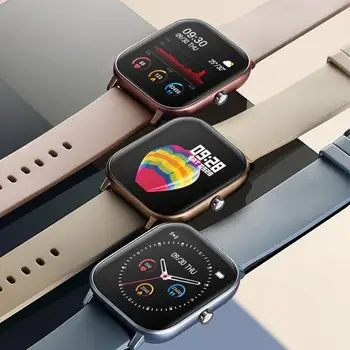 

COLMI P8 1.4 inch Smart Watch Men Full Touch Fitness Tracker Blood Pressure Smart Clock Women GTS Smartwatch