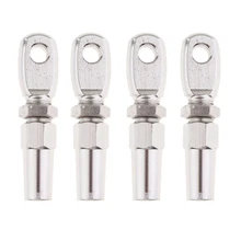 4x316 морской ранг из нержавеющей стали без проглатывания глаз терминал для 3 мм кабель