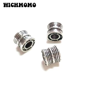 

2019 New 10pieces 9MM Fashion Cute Round Zinc Alloy Metal Beads for DIY Bracelet Necklace Jewelry Accessories
