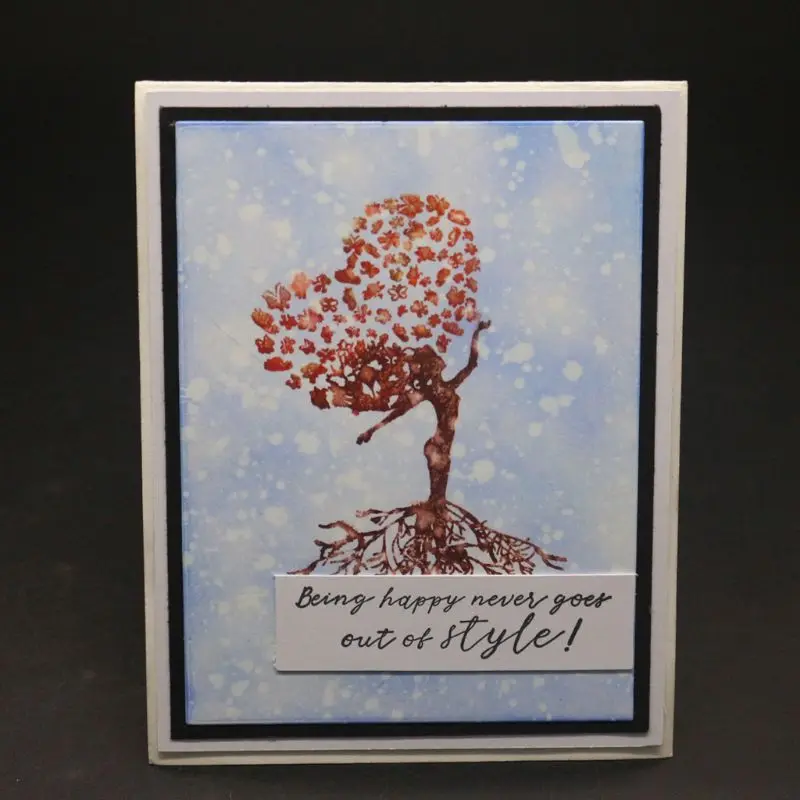 Heart Tree of Life Silicone Clear Seal Stamp DIY Scrapbooking Embossing Photo 634E