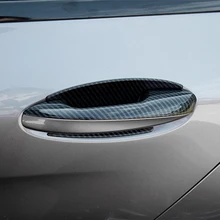 Для Mercedes glc coupe W205 amg glc x253 w205 w213 Модифицированная ручка дверная чаша автомобильные наклейки углеродное волокно наружное украшение