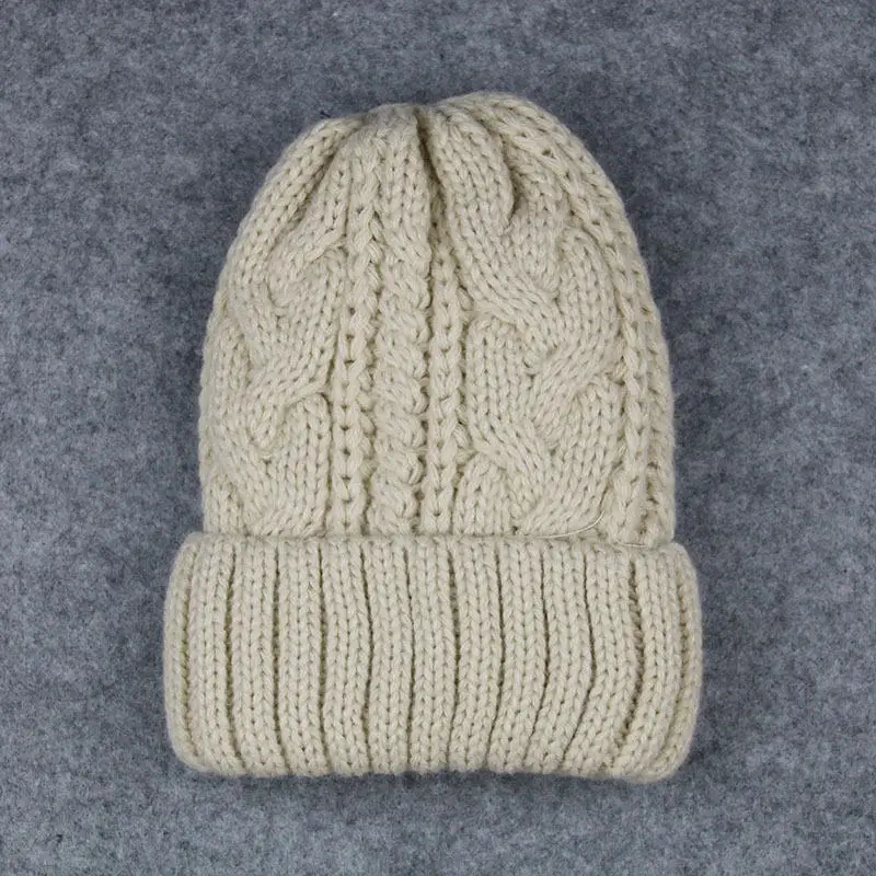 Женская Шапка-бини, зимняя теплая вязаная шапка из Ангорского меха, Женская шляпка шапка черепки и шапочки BN002 - Цвет: Khaki