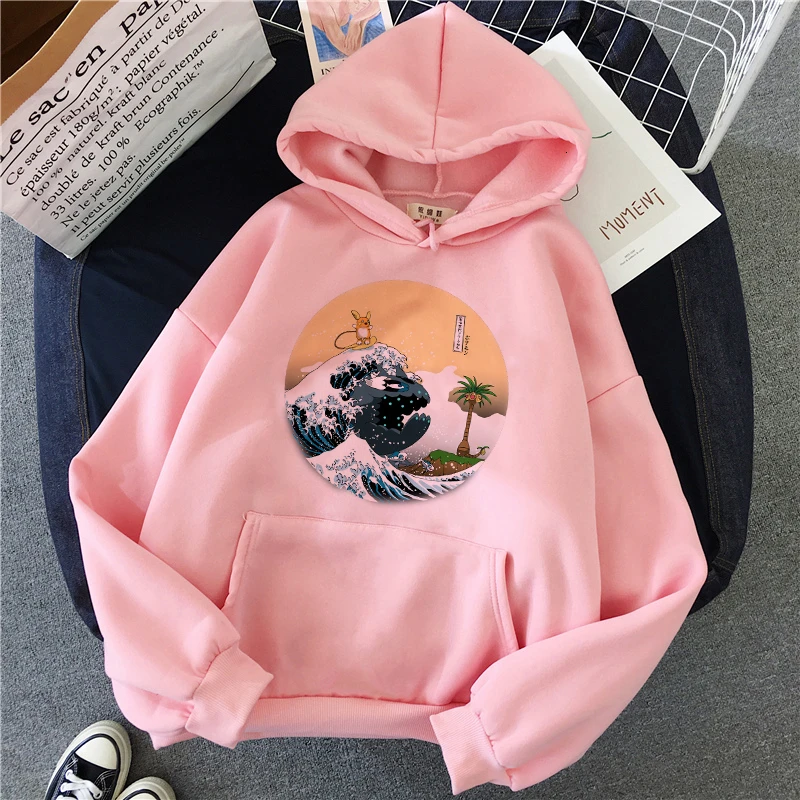 Забавная Покемон куртка Пикачу с капюшоном Pika Kawaii толстовка женская одежда 90s Ullzang Harajuku одежда пуловеры мультфильм для мужчин и женщин - Цвет: 2615