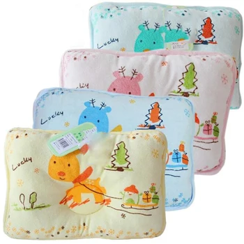 

Newborn Infant Baby Soft Pillow Sleeping Support Prevent Flat Cushion Animal Pattern Cute Baby Pillow