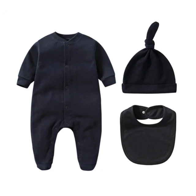 Personalized Newborn Outfit Hat Bib clothes set Baby One Piece Bodysuit Set Baby Shower Gift Coming Home Outfit