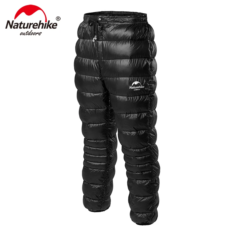 Naturehike Outdoor Down Pants Waterproof Wear Hiking Camping Warm Winter Goose Down Pants NH18K210-K 2
