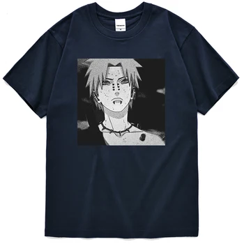 

Naruto Japan Anime Cool Prints Mens Tshirt Hip Hop Sweat T-Shirts Fashion Tee Clothes Crewneck Loose Sportswears Cool T Shirt