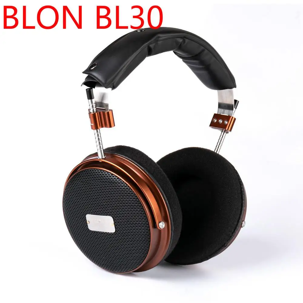 US $119.00 BLON BL30 BL30 70mm Driver Hifi Monitor Open Back Style Detachable 35mm Cable Adjustable Headband Full Size OverEar Headphone