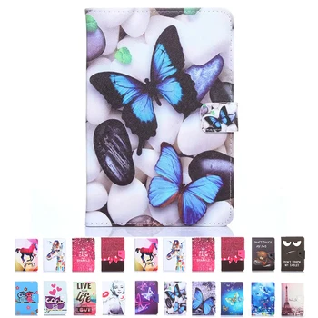 

universal 10.1'' tablet case for Samsung galaxy tab A A6 T510 T580 T590 T550 P580 9.7'' 10.1'' 10.5'' print cover felxible stand