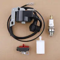 Ignition Coil Stop Switch Spark Plug Kit For Husqvarna 50 51 55 254 257 266 268 272 Spare Parts 503620203 544018401 1