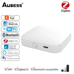 Tuya ZigBee 3.0 Gateway WiFi Bluetooth Mesh Hub Bridge Smart Life App Remote Voice Control Work With Alexa Google Home Assistant