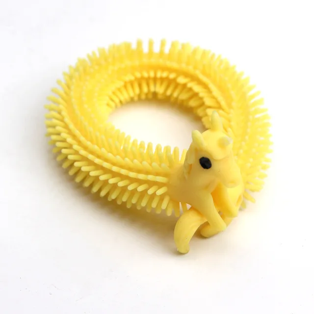 Funny Unicorn Pull Worm Noodle Fidget Toys Stretch String TPR Rope Anti Stress Toys String Stress Relief Autism Vent Toy 6